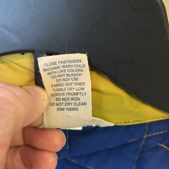 Duluth Trading Co. Women’s Agiloft Quilted Puffer Vest Chartreuse Green/Blue L - Picture 14 of 14